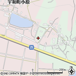 愛媛県西予市宇和町清沢1304周辺の地図