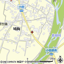 福岡県朝倉市小田680周辺の地図