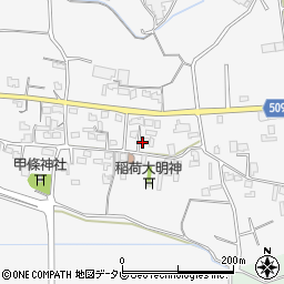 福岡県大刀洗町（三井郡）甲条周辺の地図