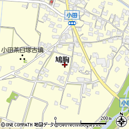 福岡県朝倉市小田639周辺の地図