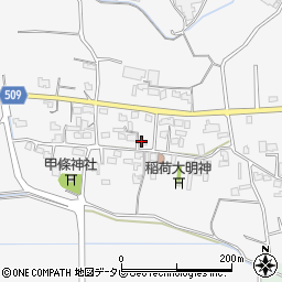 福岡県三井郡大刀洗町甲条1005周辺の地図