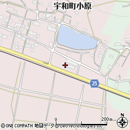 愛媛県西予市宇和町小原592周辺の地図