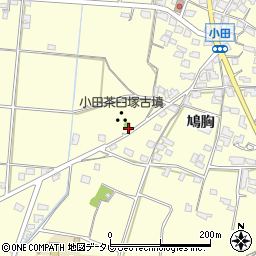 福岡県朝倉市小田583周辺の地図