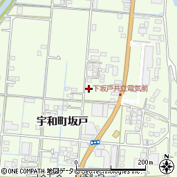 愛媛県西予市宇和町坂戸505周辺の地図