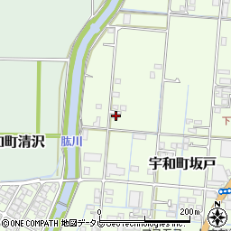 愛媛県西予市宇和町坂戸532周辺の地図