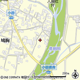 福岡県朝倉市小田675周辺の地図