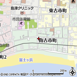 高知県須崎市南古市町周辺の地図