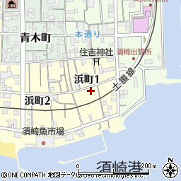 〒785-0006 高知県須崎市浜町の地図