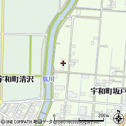 愛媛県西予市宇和町坂戸530周辺の地図