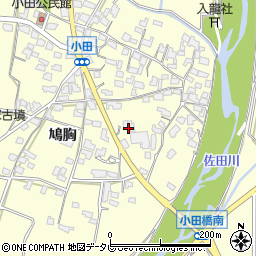 福岡県朝倉市小田681周辺の地図