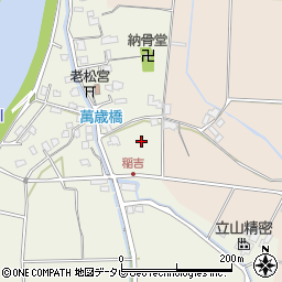 福岡県小郡市稲吉92周辺の地図