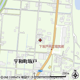 愛媛県西予市宇和町坂戸498周辺の地図