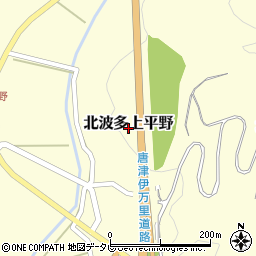 佐賀県唐津市北波多上平野周辺の地図