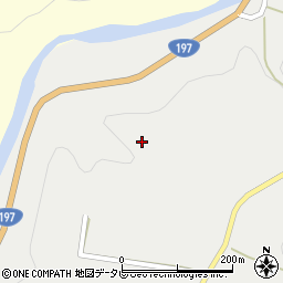 愛媛県西予市城川町嘉喜尾3968周辺の地図