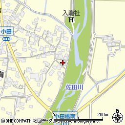 福岡県朝倉市小田673周辺の地図