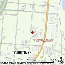 愛媛県西予市宇和町坂戸499周辺の地図