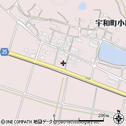 愛媛県西予市宇和町小原326周辺の地図