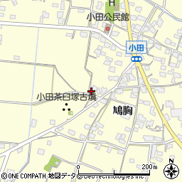 福岡県朝倉市小田1683周辺の地図