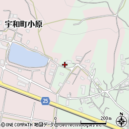 愛媛県西予市宇和町清沢1288-4周辺の地図