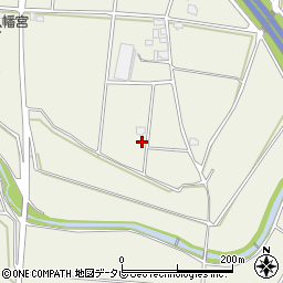福岡県朝倉市大庭1451-3周辺の地図