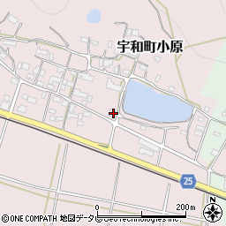 愛媛県西予市宇和町小原348周辺の地図