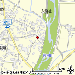 福岡県朝倉市小田692周辺の地図