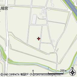 福岡県朝倉市大庭1451-2周辺の地図