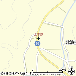 上平野周辺の地図