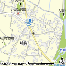 福岡県朝倉市小田1669周辺の地図