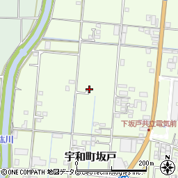 愛媛県西予市宇和町坂戸398周辺の地図