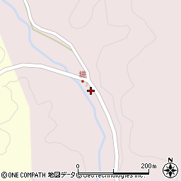 大分県中津市山国町中摩4140-1周辺の地図