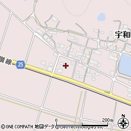 愛媛県西予市宇和町小原309周辺の地図