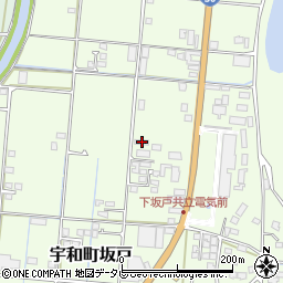 愛媛県西予市宇和町坂戸414周辺の地図