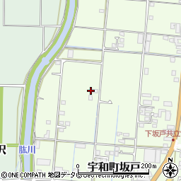 愛媛県西予市宇和町坂戸388周辺の地図