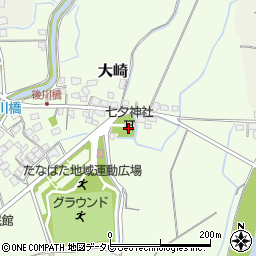 七夕神社周辺の地図
