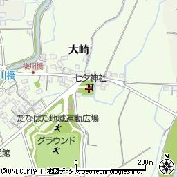 七夕神社周辺の地図