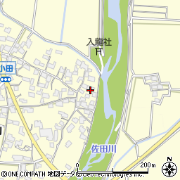 福岡県朝倉市小田698周辺の地図