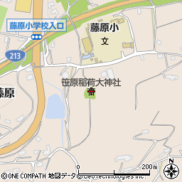 笹原稲荷大神社周辺の地図