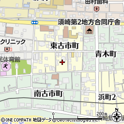 高知県須崎市東古市町3周辺の地図