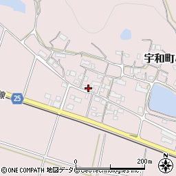 愛媛県西予市宇和町小原383周辺の地図