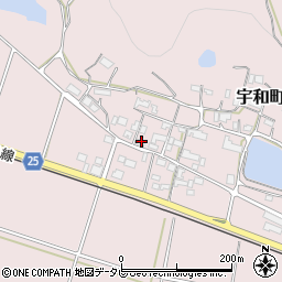 愛媛県西予市宇和町小原386周辺の地図
