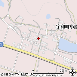 愛媛県西予市宇和町小原374周辺の地図