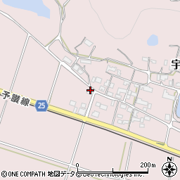 愛媛県西予市宇和町小原672周辺の地図
