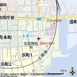 高知県須崎市新町周辺の地図