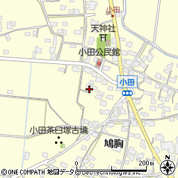 福岡県朝倉市小田1693周辺の地図