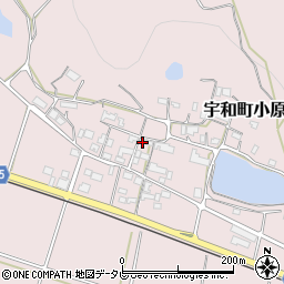 愛媛県西予市宇和町小原375周辺の地図