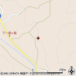 佐賀県神埼市脊振町服巻（一番ヶ瀬下）周辺の地図