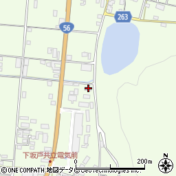 愛媛県西予市宇和町坂戸445周辺の地図