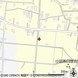 福岡県朝倉市小田1760周辺の地図