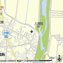 福岡県朝倉市小田711周辺の地図